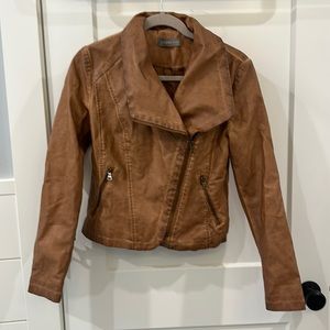 Women’s Small Faux Leather Jacket